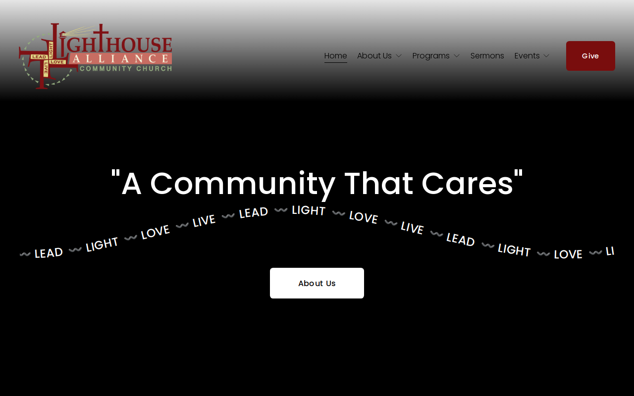 Lighthouse Alliance Thrift Shop website preview