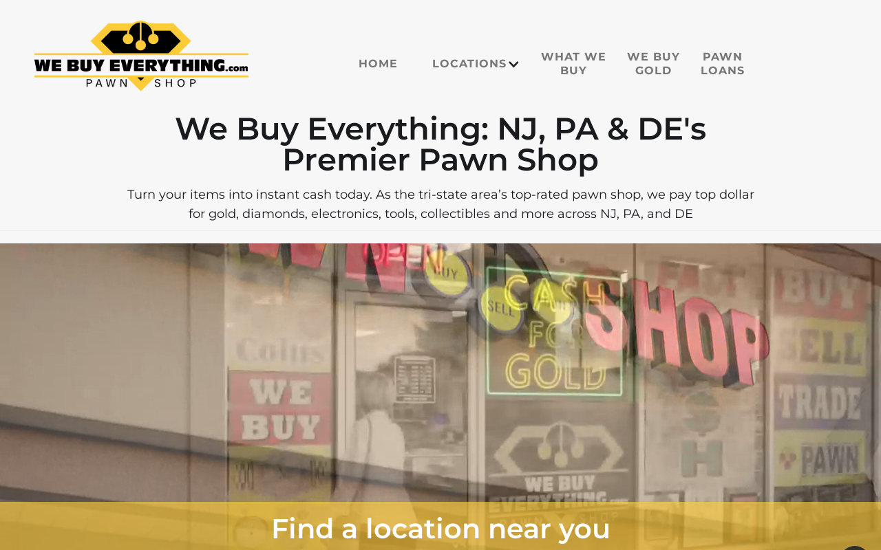 We Buy Everything Pawn Shop - Hamilton website preview