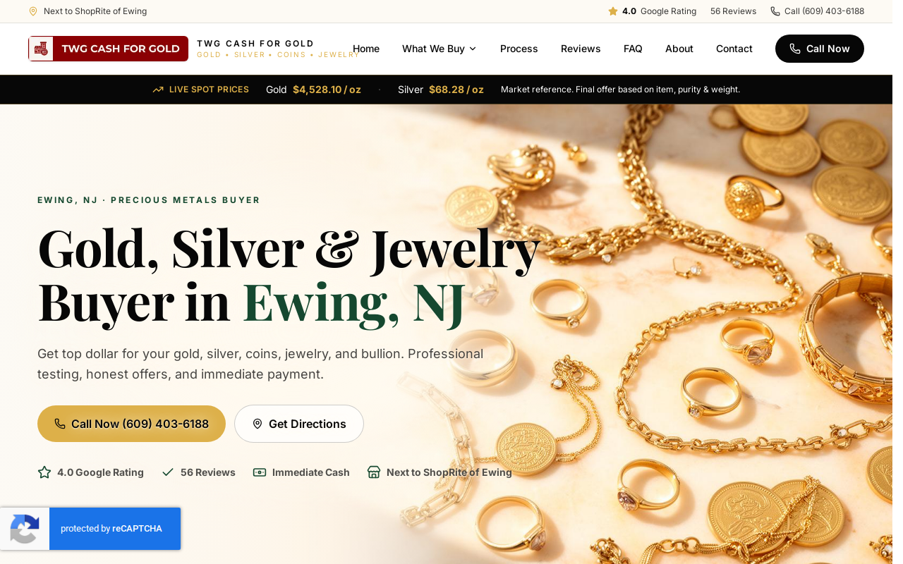 D and S Cash For Gold website preview