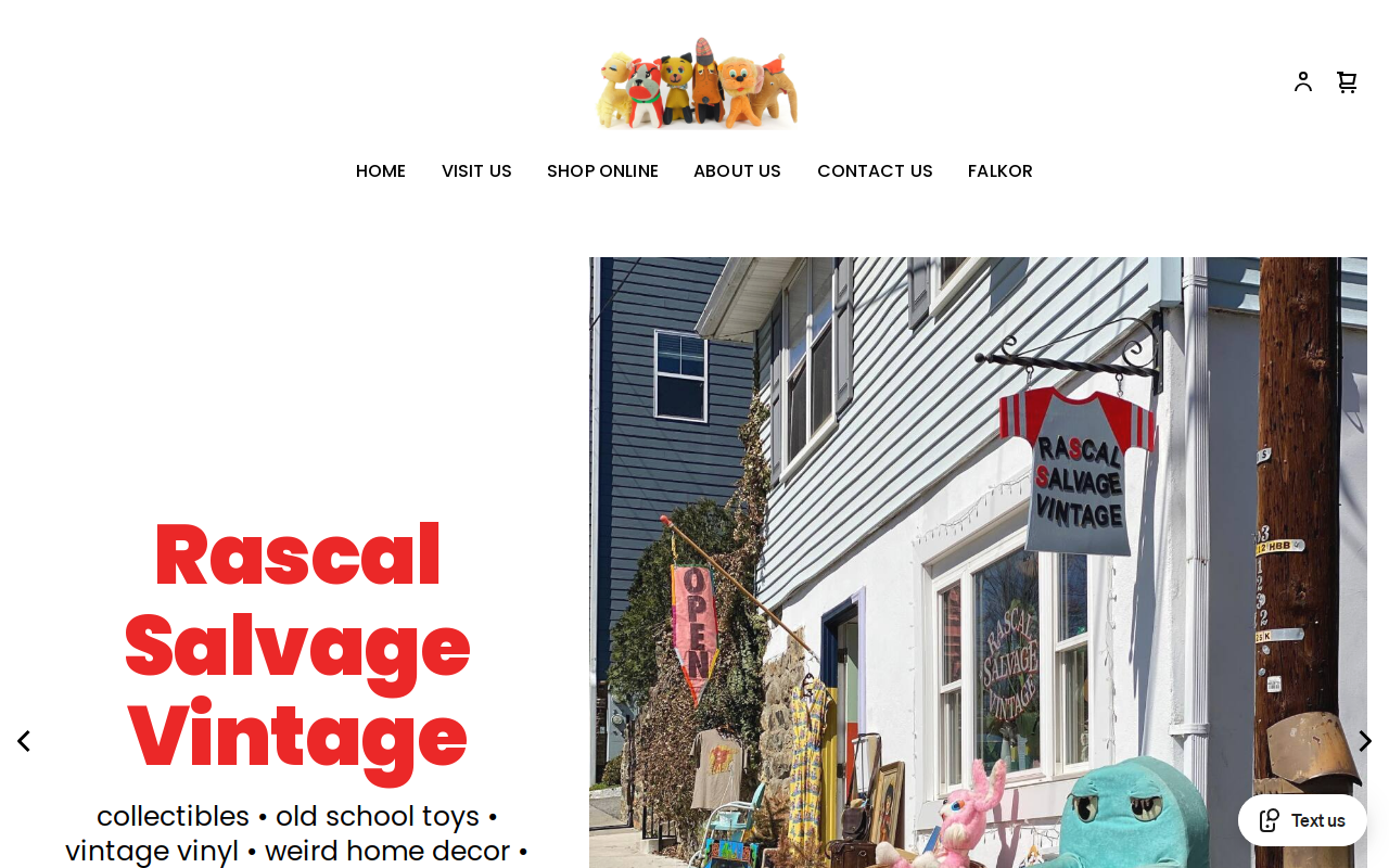 Rascal Salvage Vintage website preview