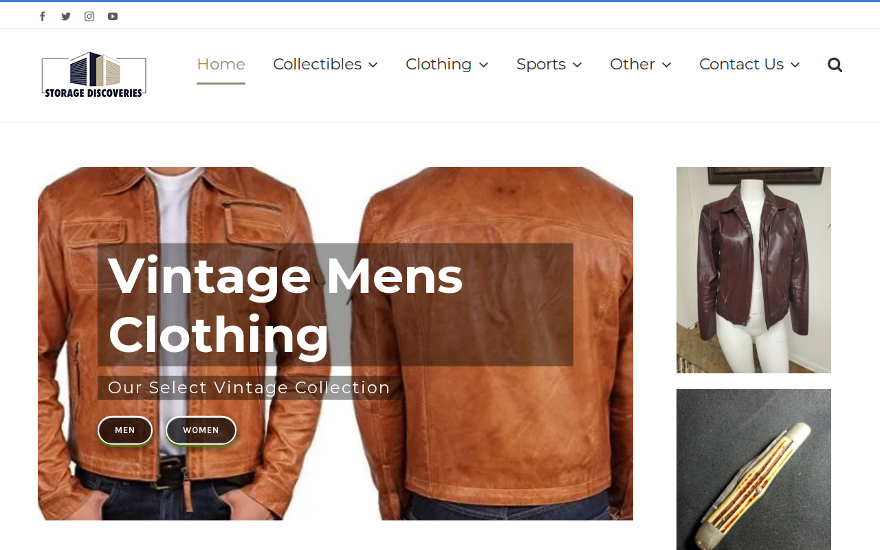 Storage Discoveries website preview