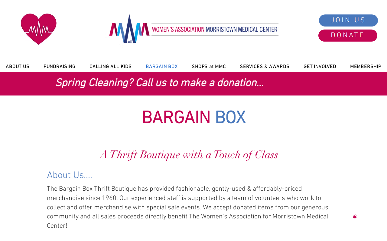 Bargain Box Thrift Shop website preview