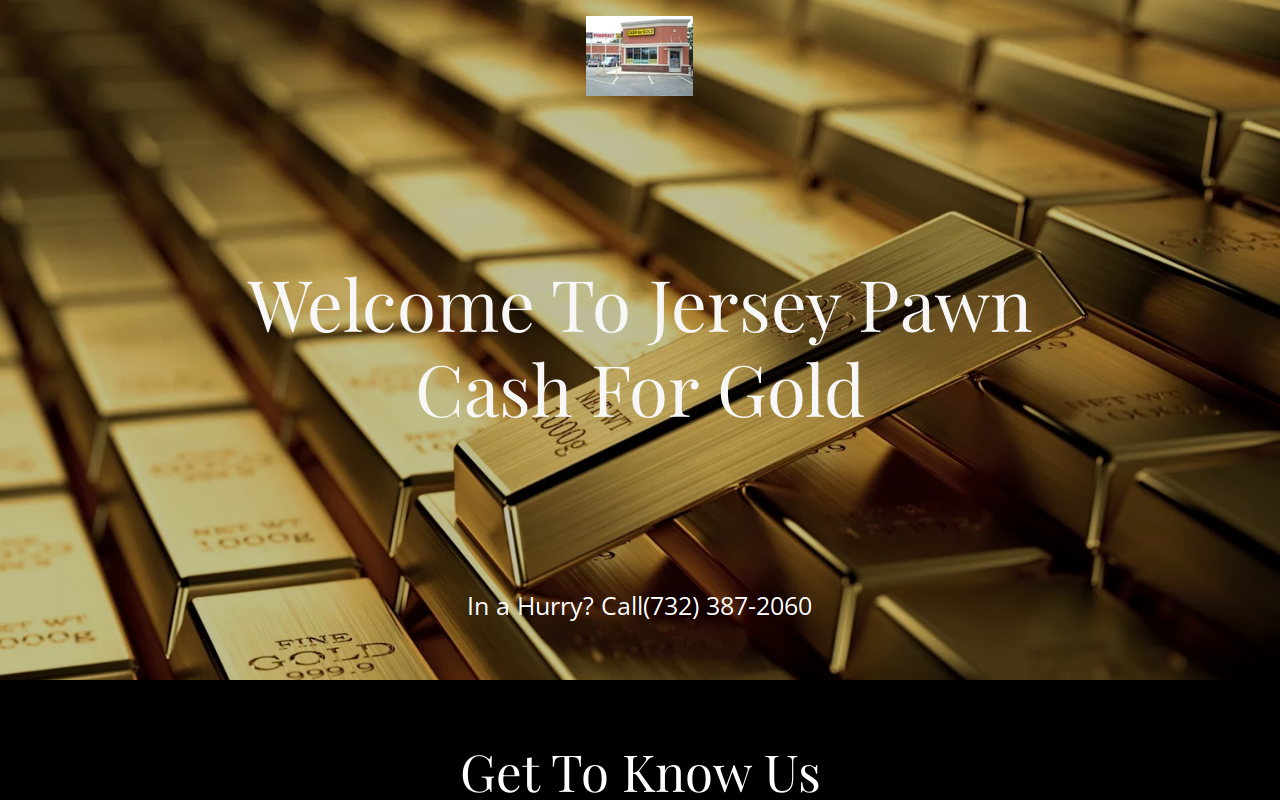 Jersey Pawn website preview