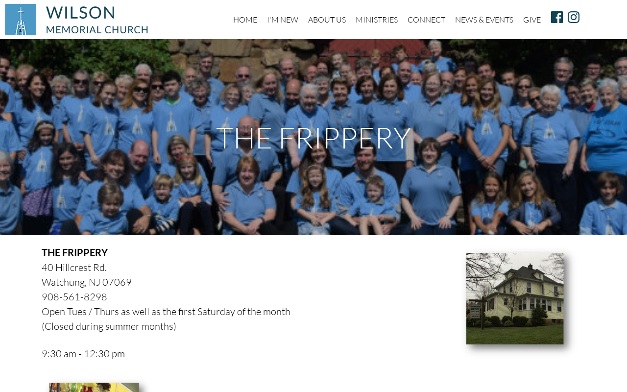 Frippery Thrift Shop website preview
