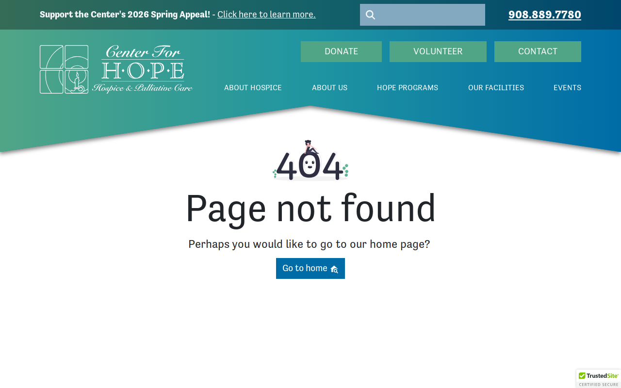 Hope Chest website preview