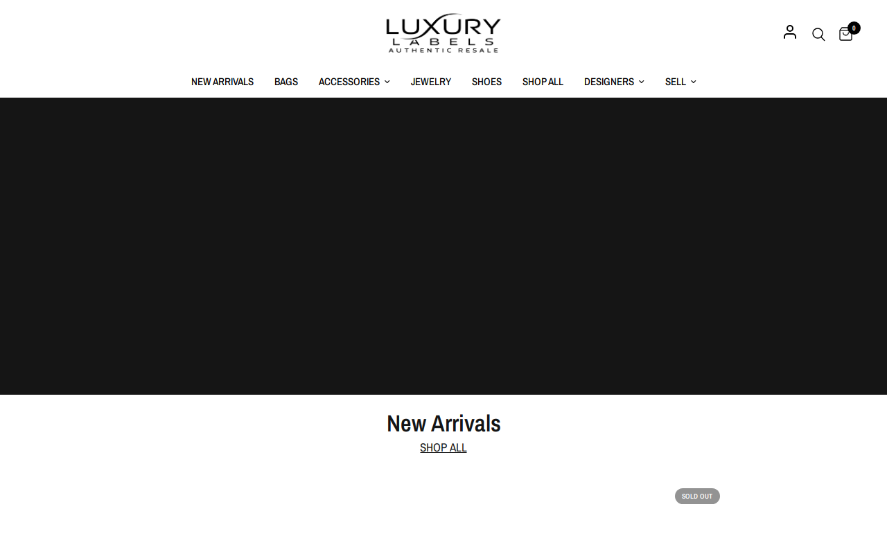 Luxury Labels website preview