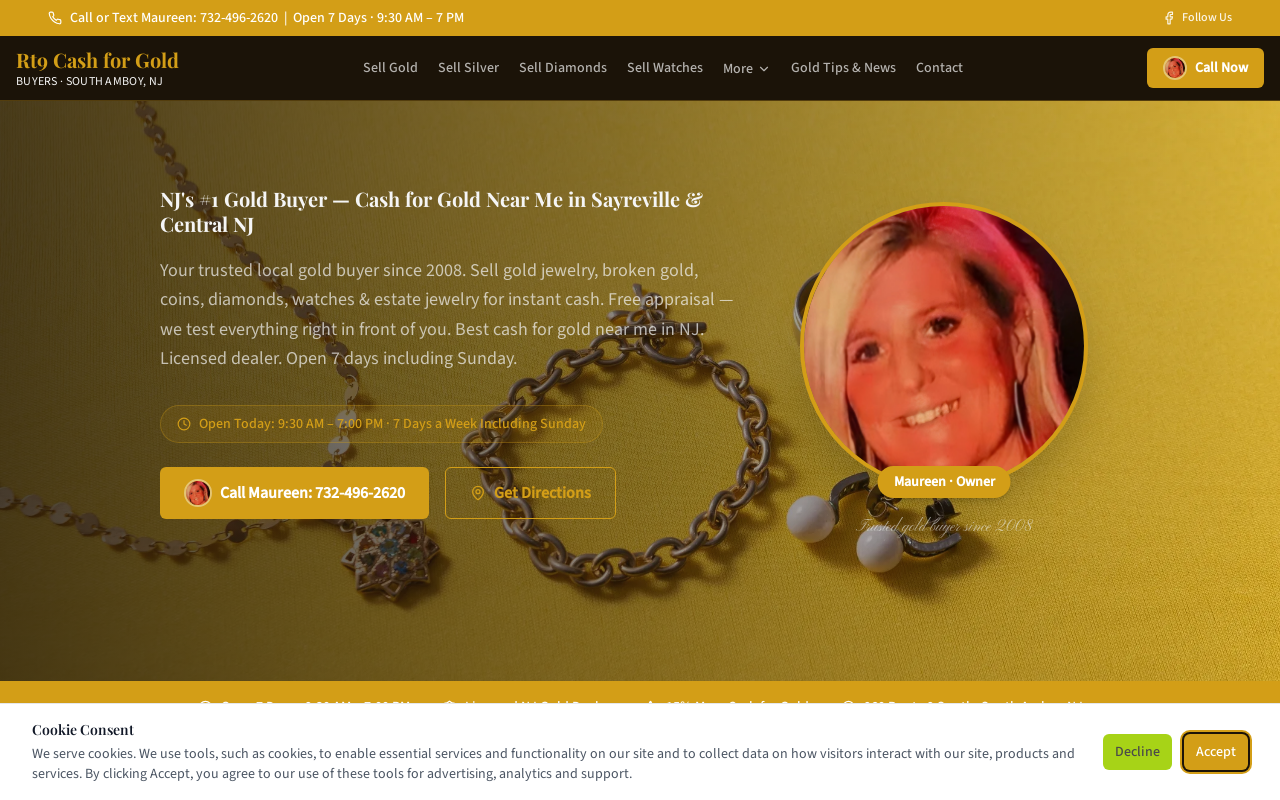 Route 9 Cash for Gold website preview