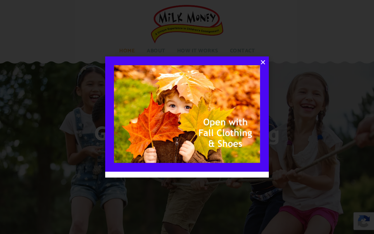 Milk Money website preview