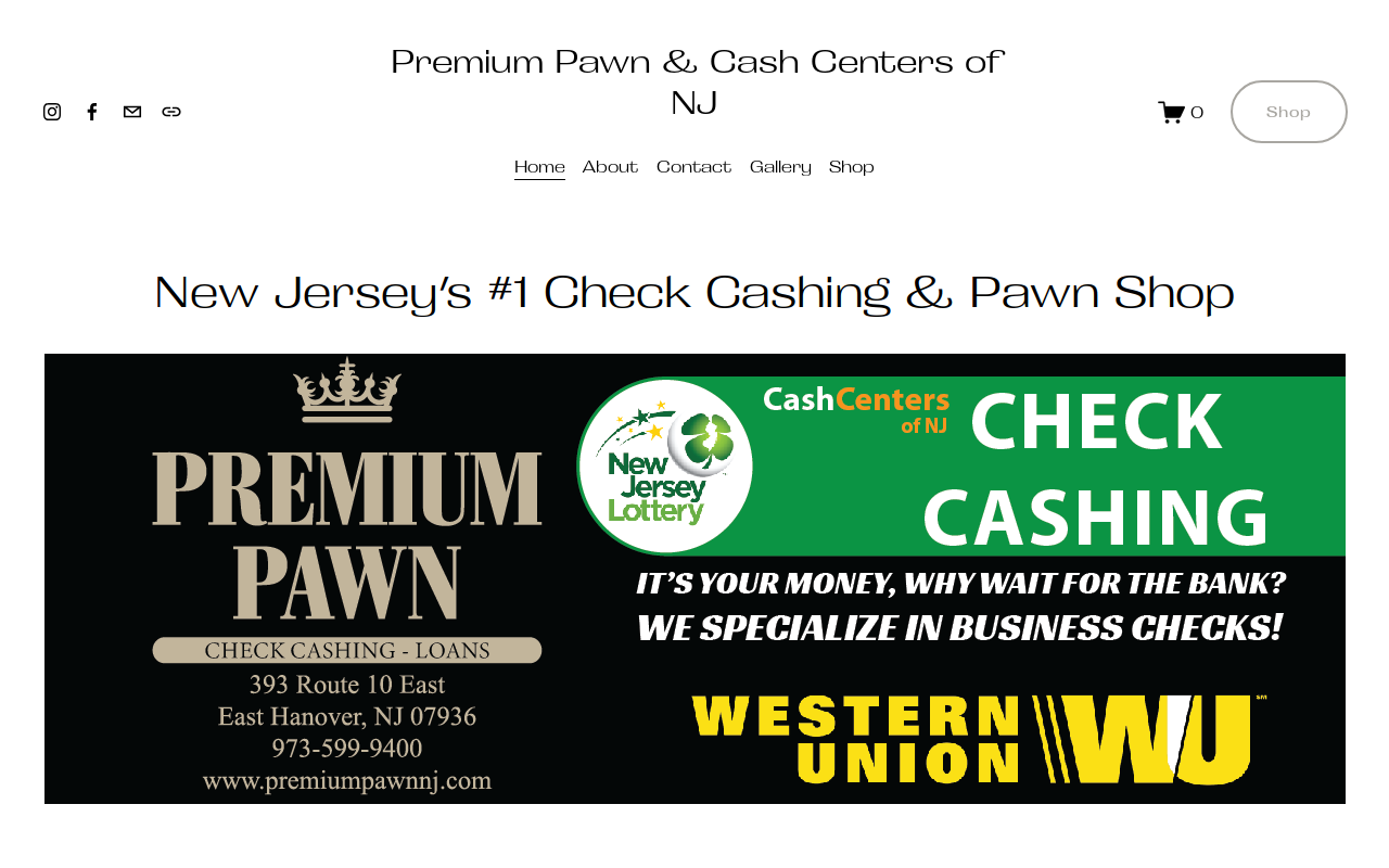 Premium Pawn NJ website preview