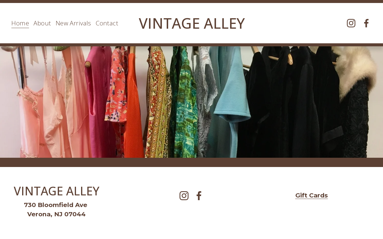 Vintage Alley website preview