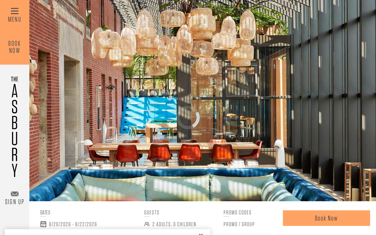 Salvation Rooftop Bar website preview