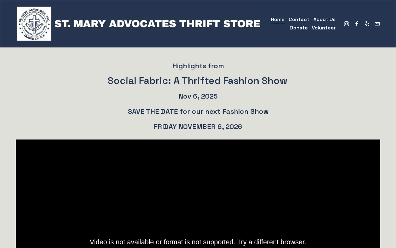Hoboken Thrift Store website preview