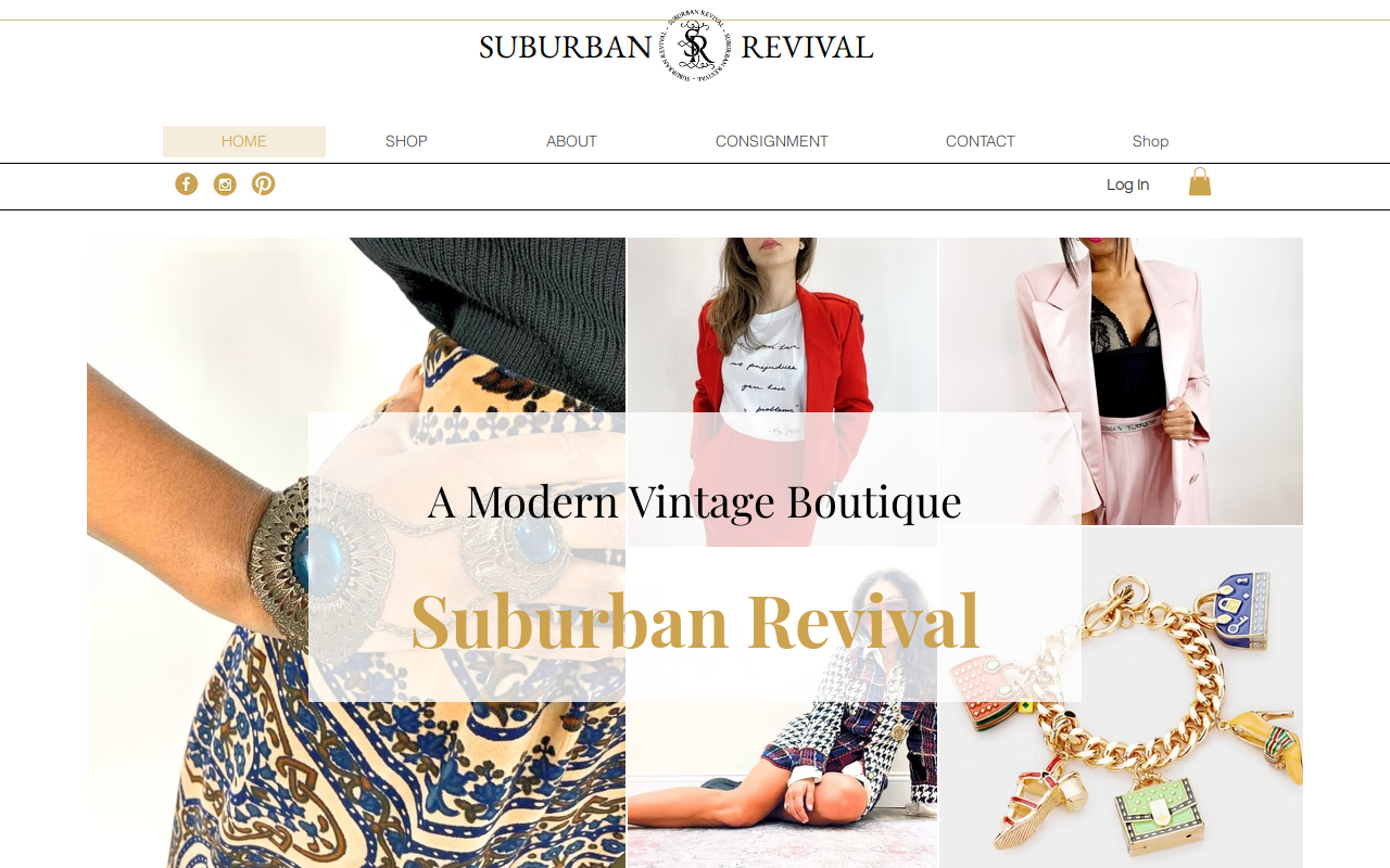 Suburban Revival website preview