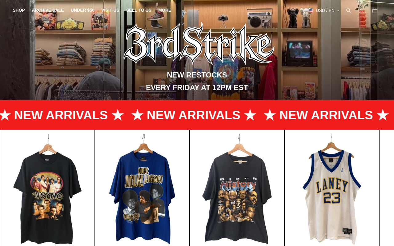 KIF Vintage website preview