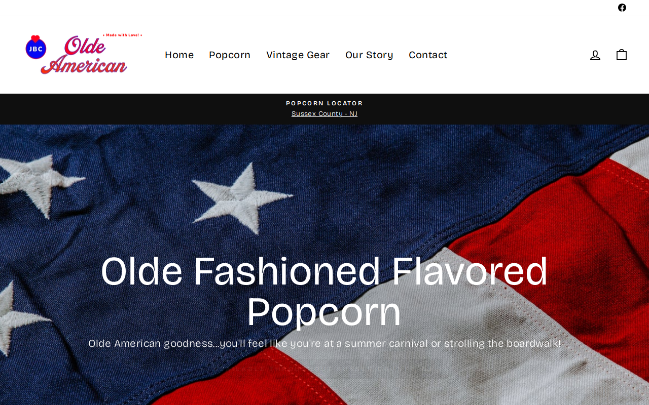 JBC Olde American website preview