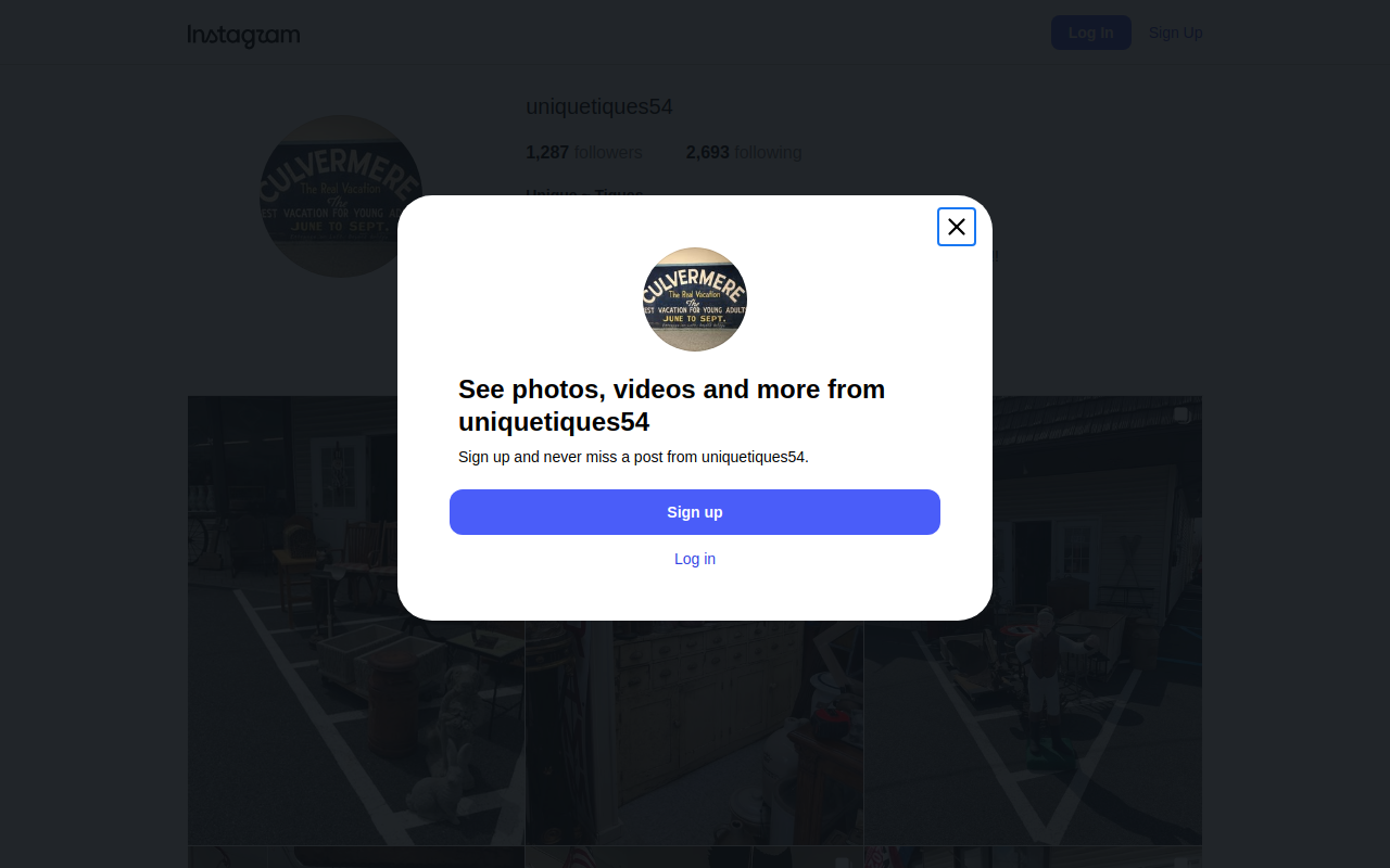 Unique Tiques website preview