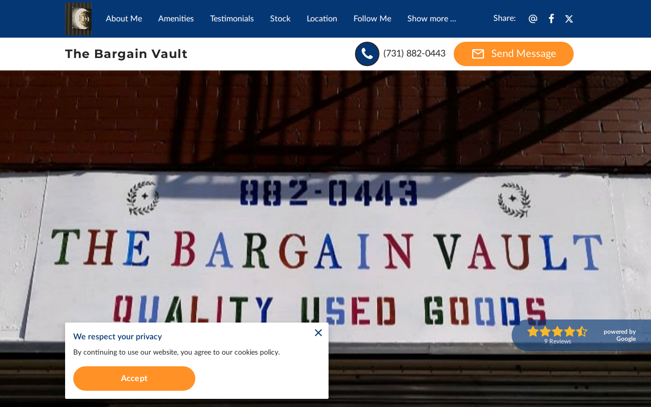 The Bargain Vault website preview