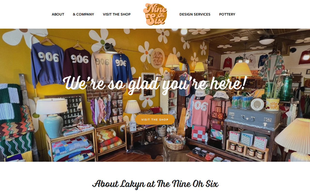 The Nine Oh Six website preview
