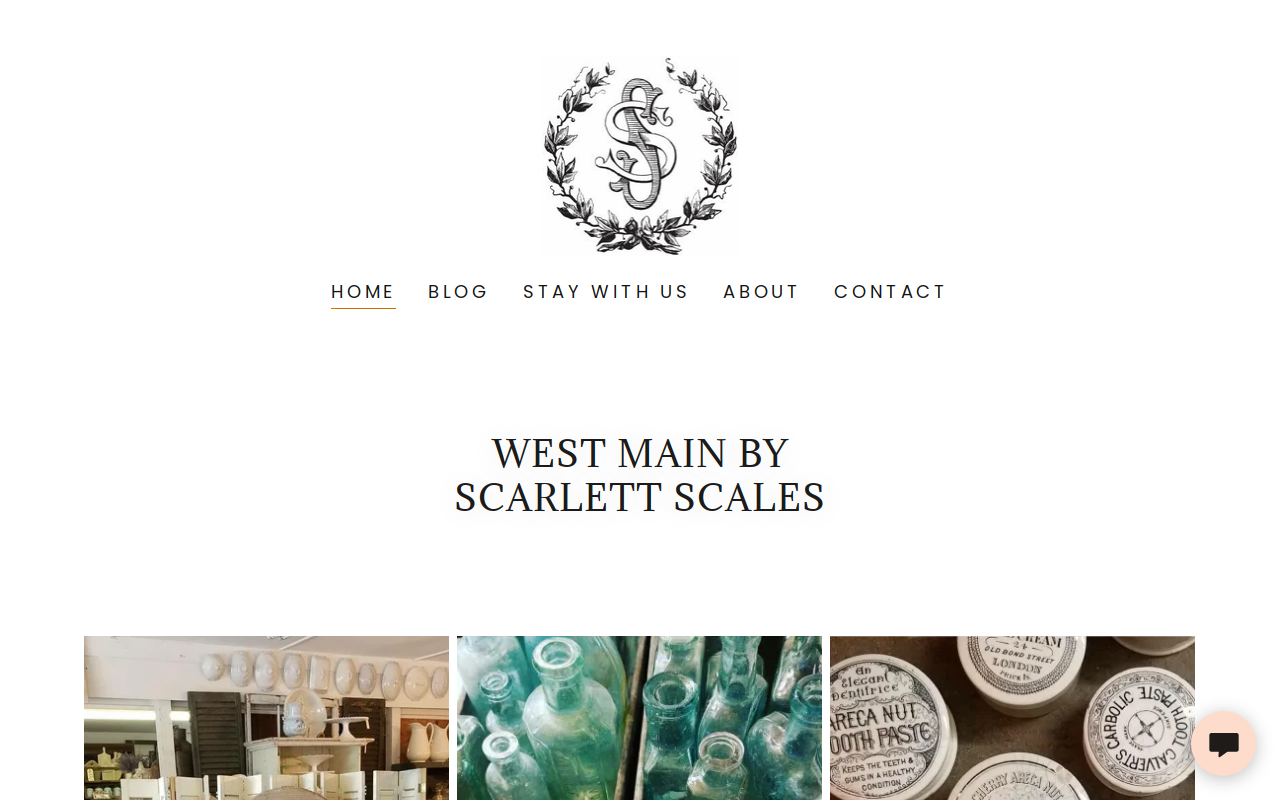 West Main by Scarlett Scales website preview