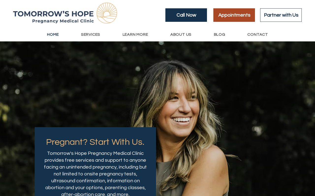 Tomorrow's Hope Thrift Store website preview