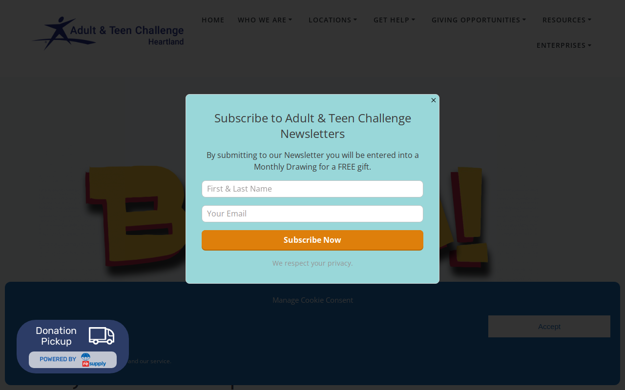 BAM Clarksville website preview