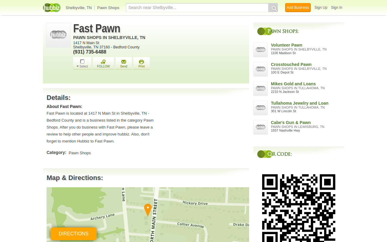 Fast Pawn website preview