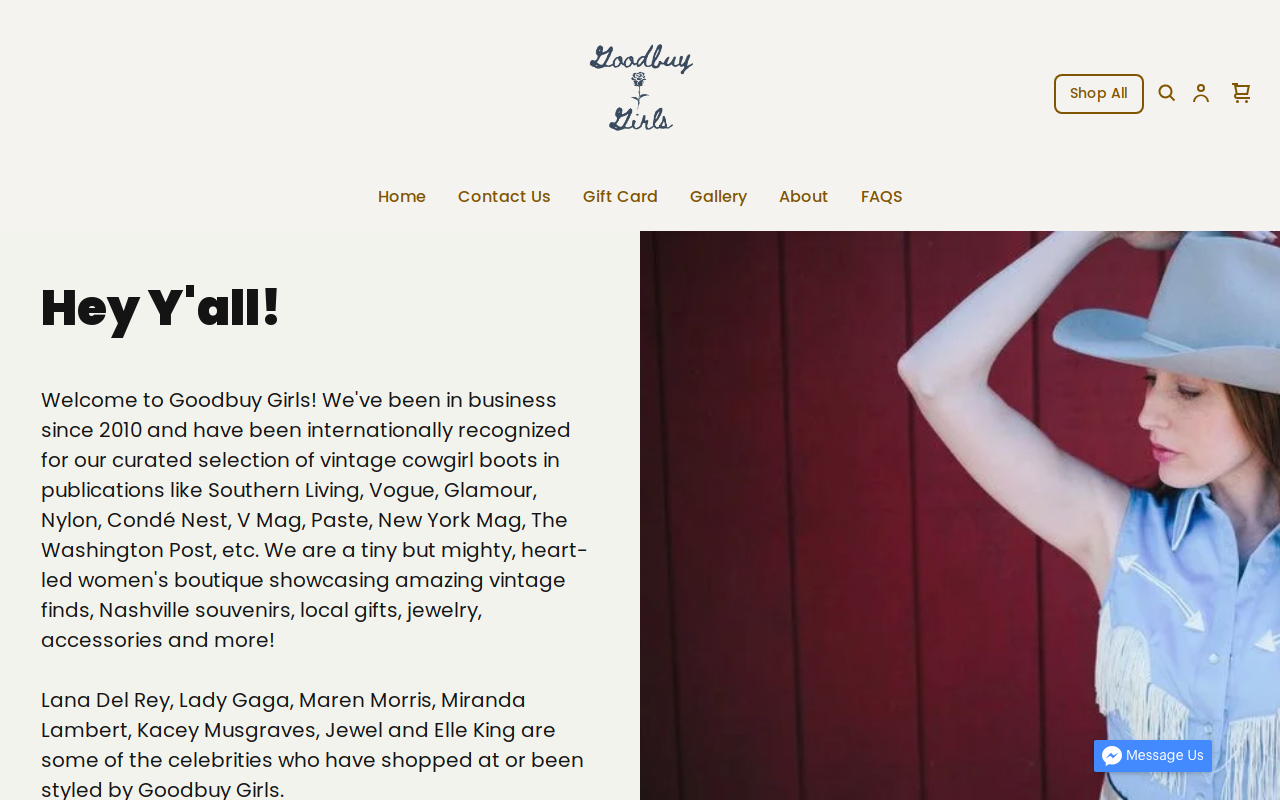 Goodbuy Girls website preview