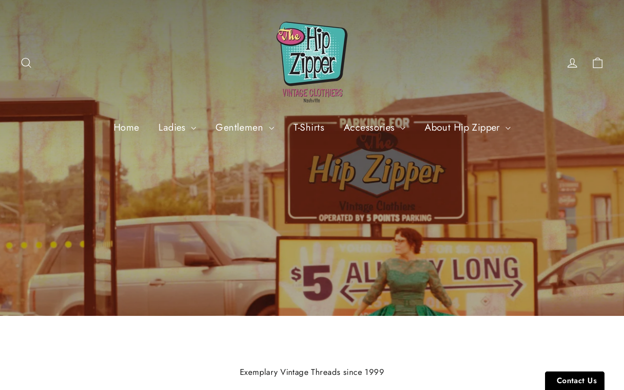 Hip Zipper Vintage website preview