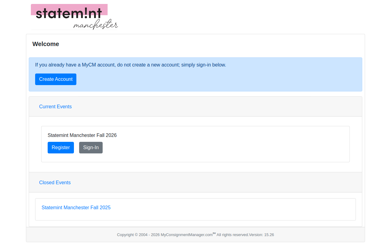 Statemint Manchester website preview