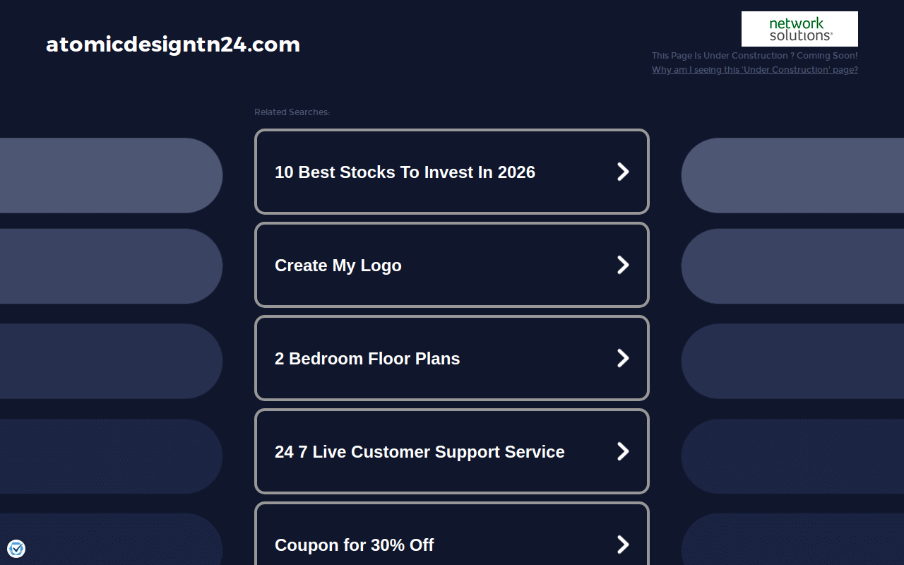Atomic Design website preview