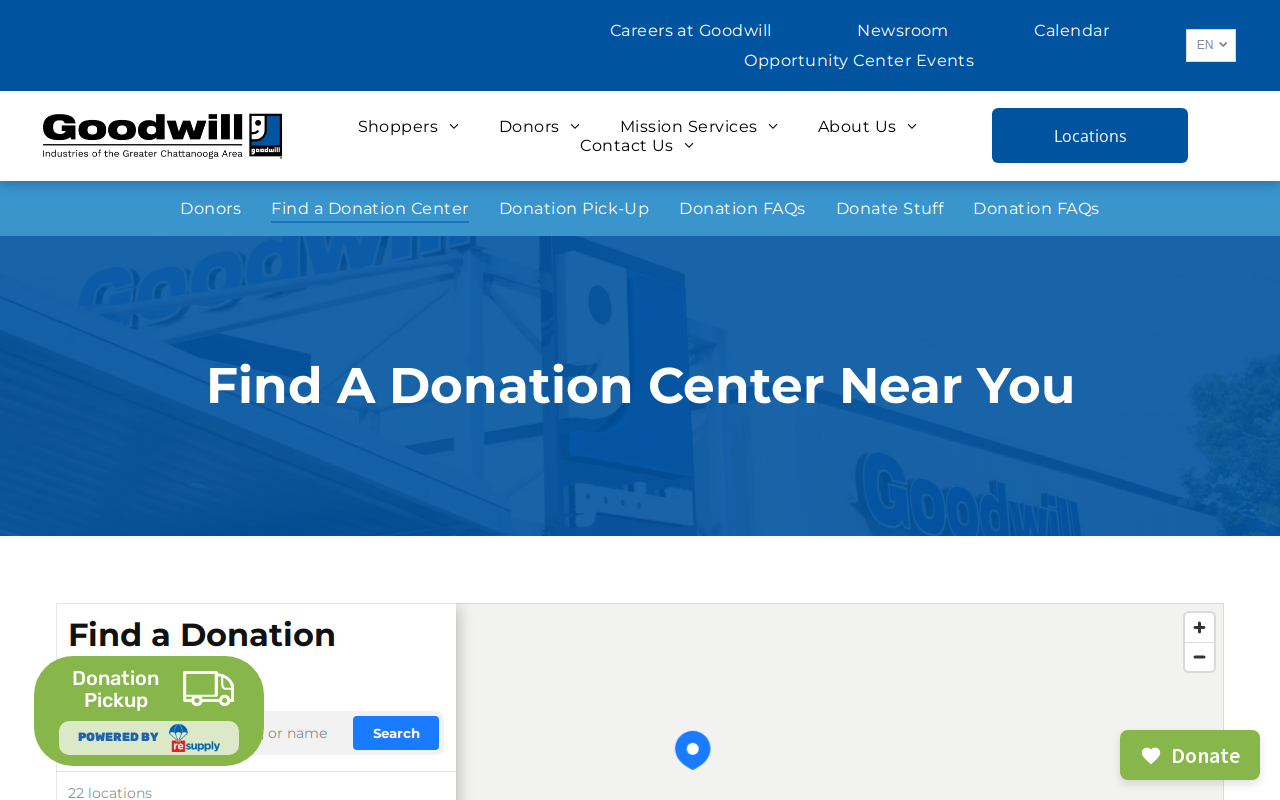 Goodwill Store South Cleveland website preview