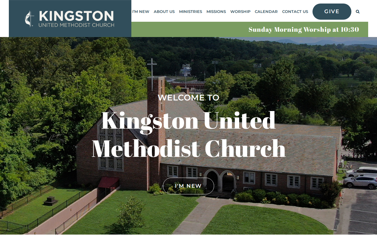 KUMC Kingston TN Clothes Closet website preview