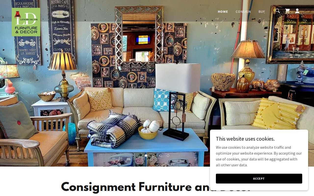 Lenoir Decor website preview
