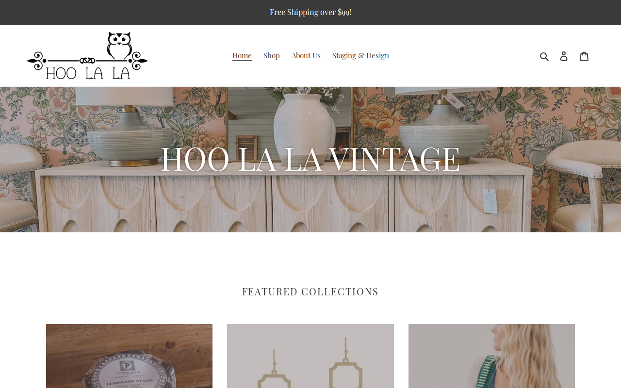 Hoo La La website preview