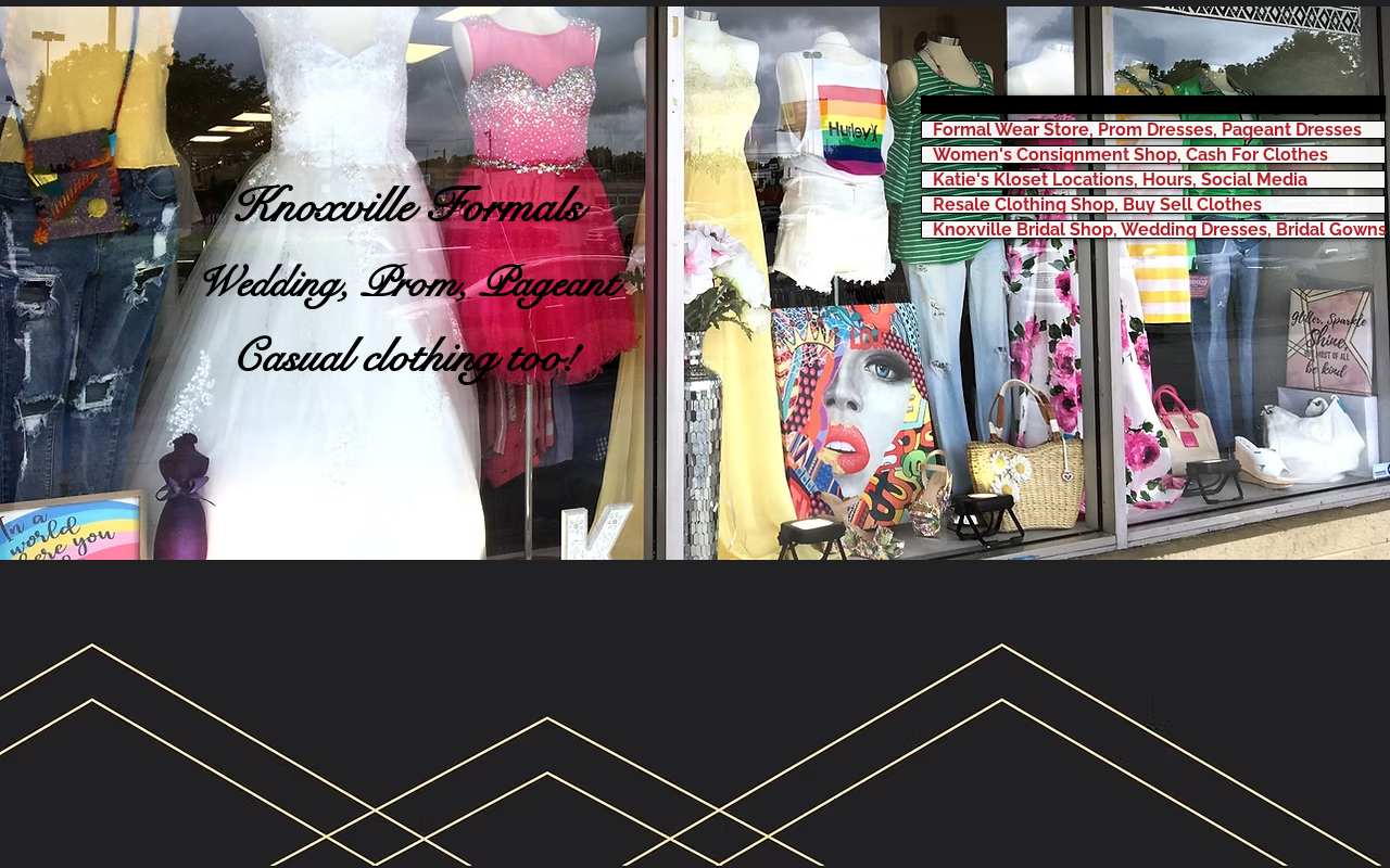 Katie's Kloset Formals website preview