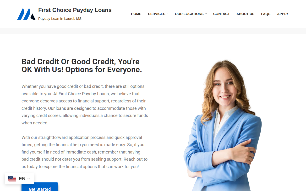 Payday Pawn website preview