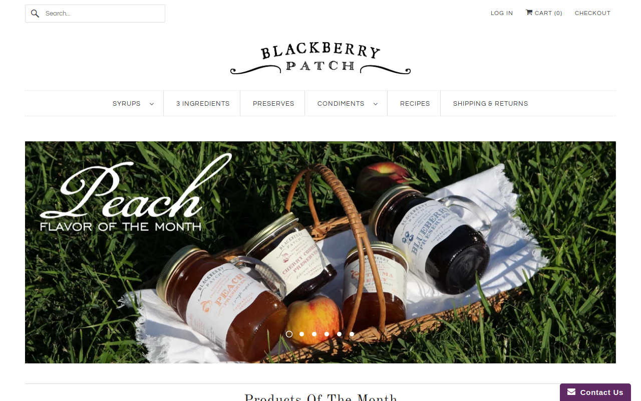 Blackberry Patch website preview