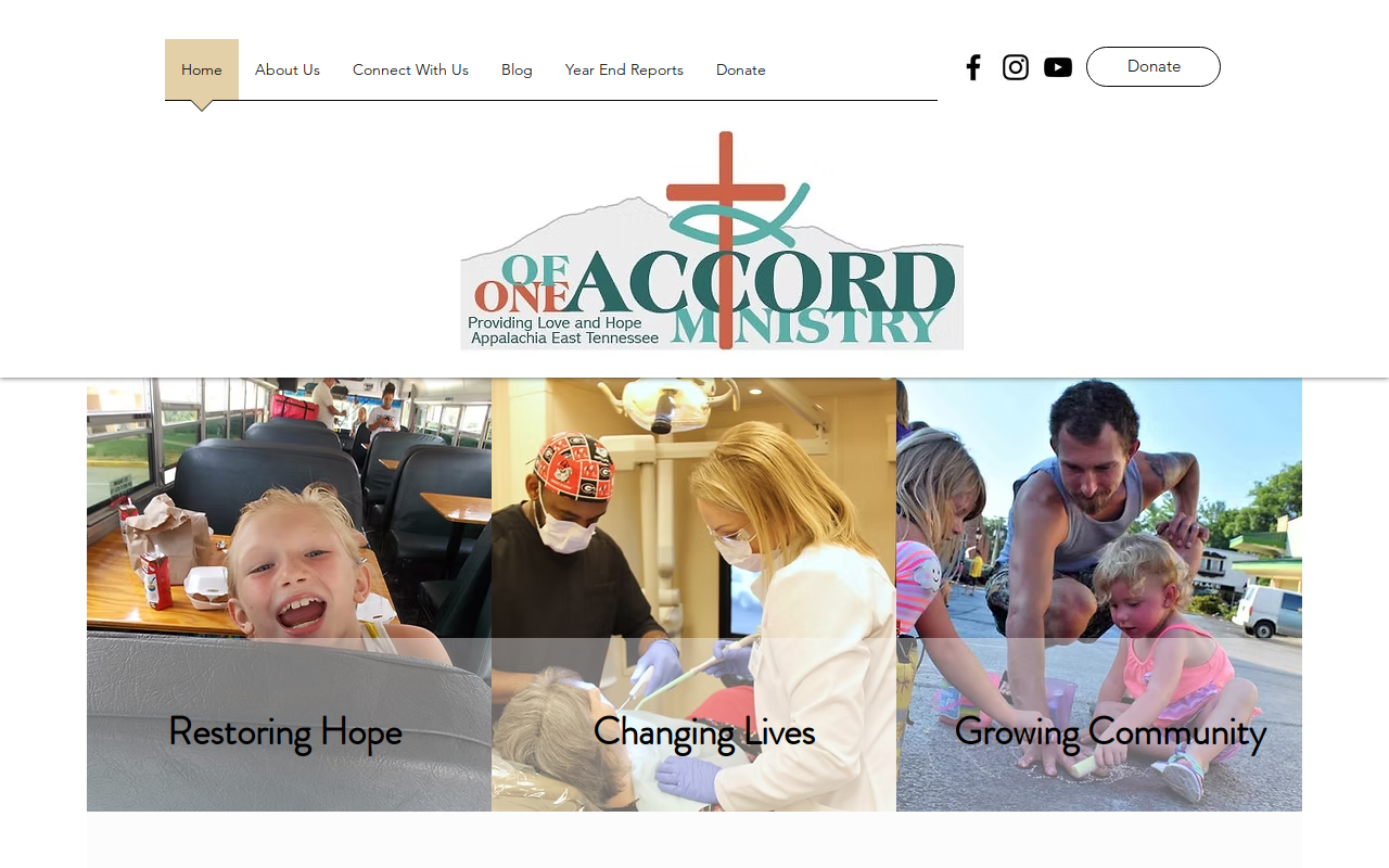 Shepherd's Corner website preview