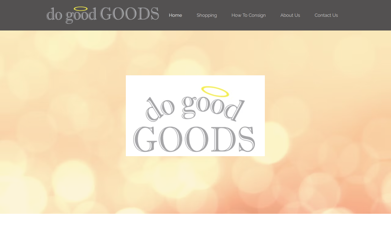 Do Good Goods website preview