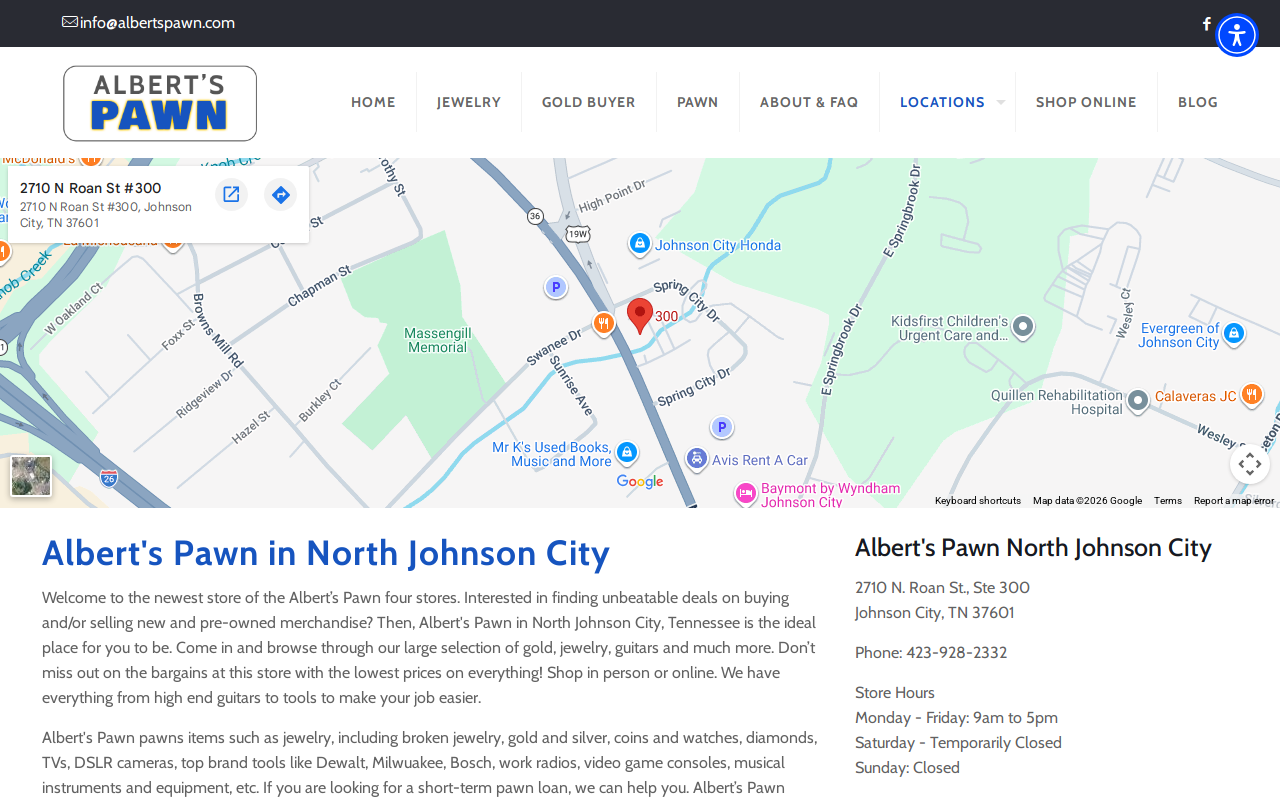 Albert's Pawn website preview