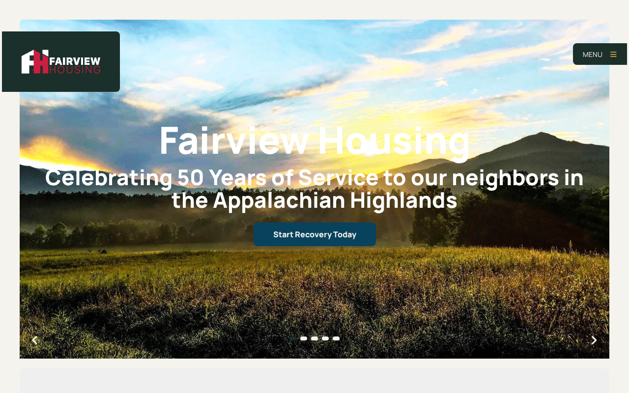 Manna House Thrift Store website preview