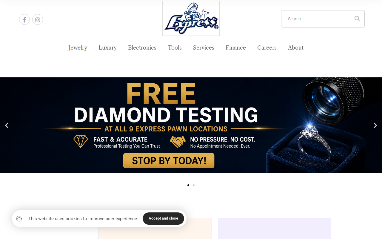 Express Pawn Shop website preview
