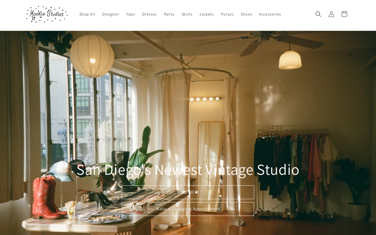 Mookie Studios website preview