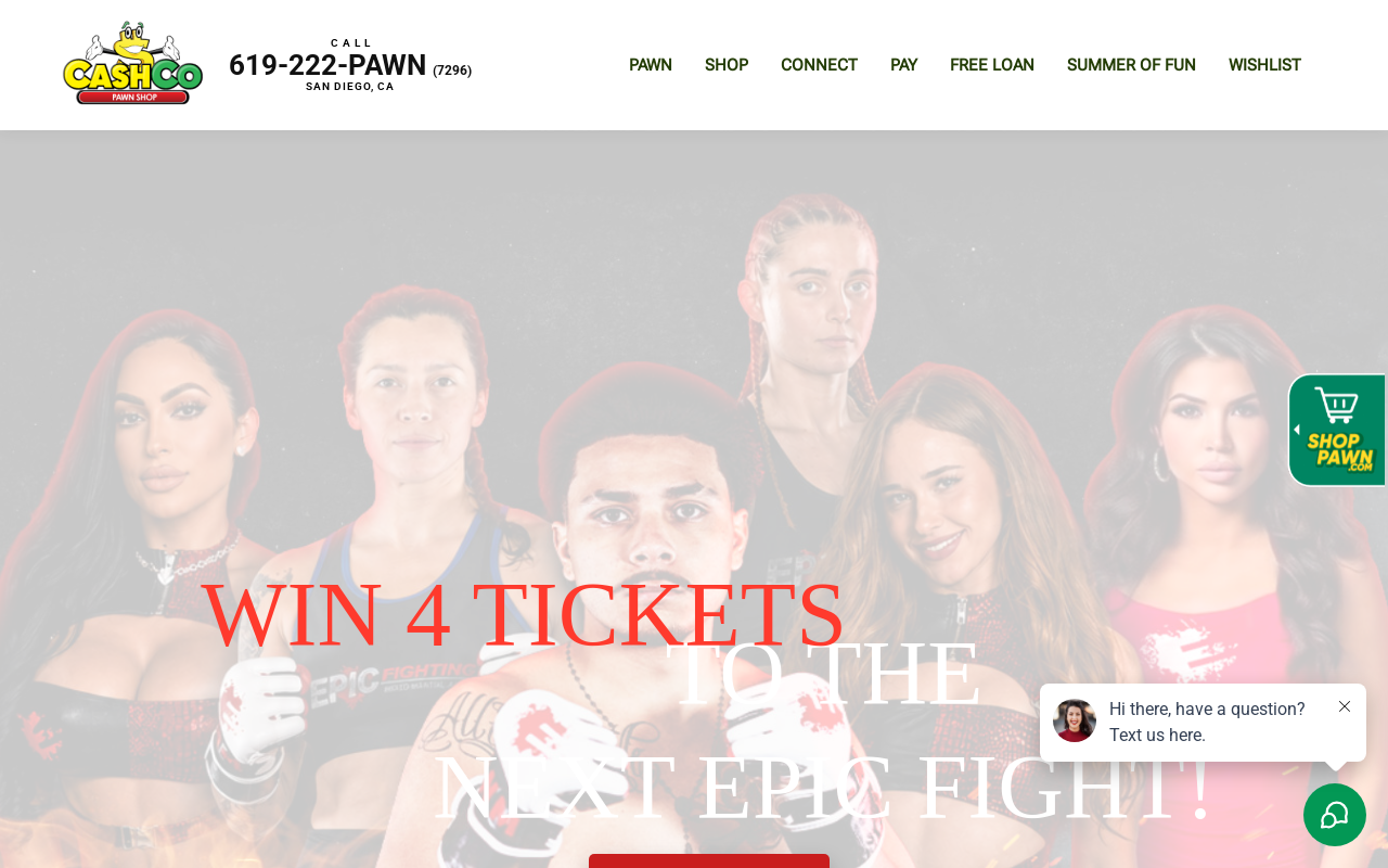 CashCo Pawn website preview