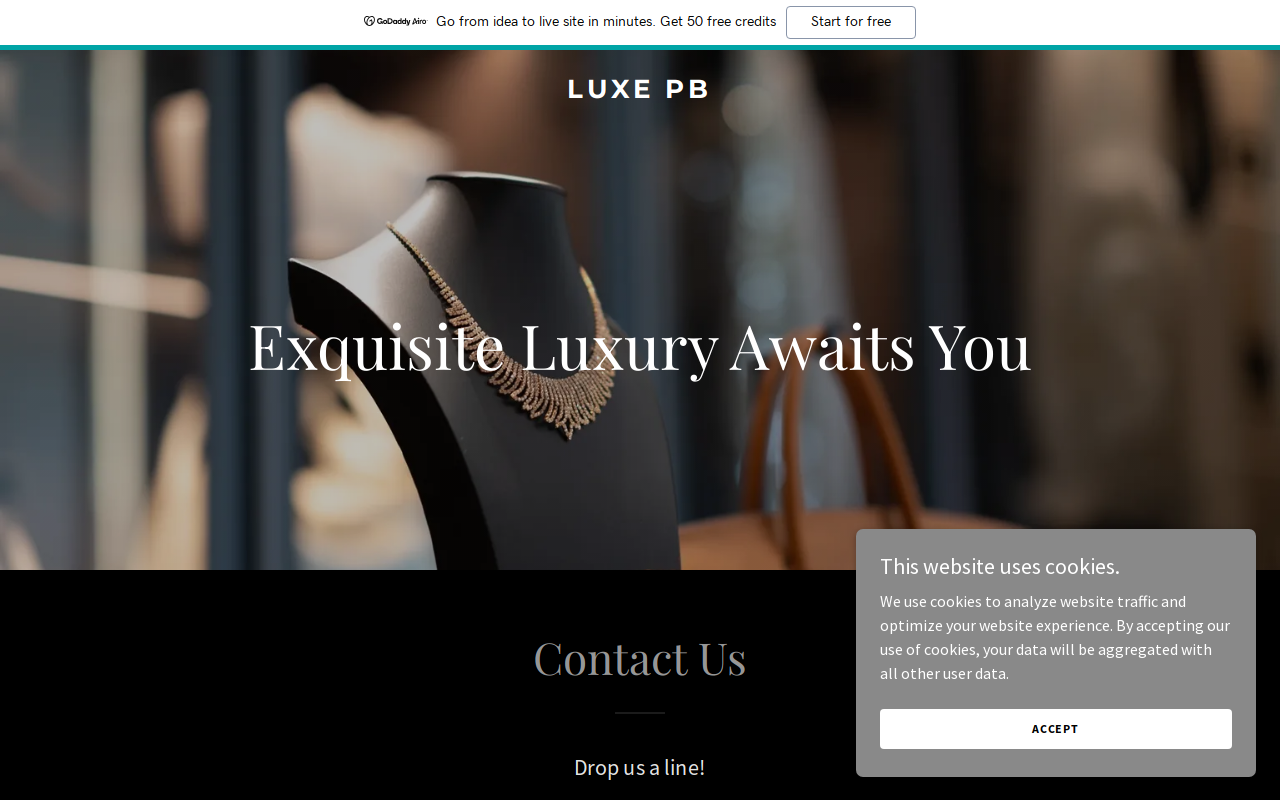Luxe Jewelry And Loan website preview