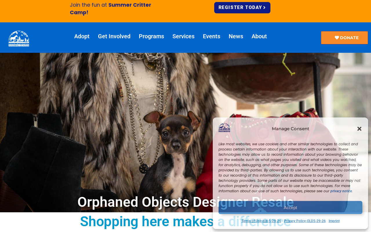 Orphaned Objects Designer Resale website preview