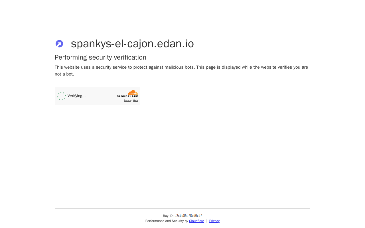 Spanky's website preview