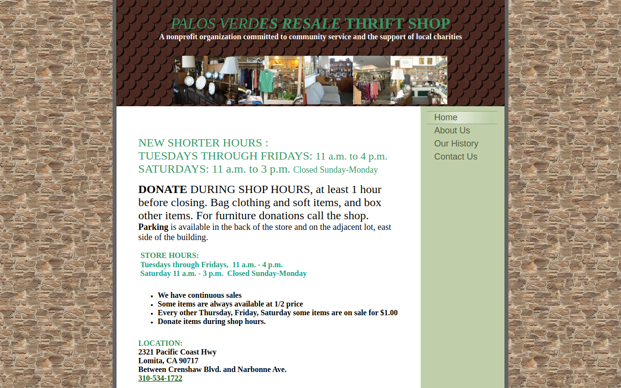 Palos Verdes Resale website preview