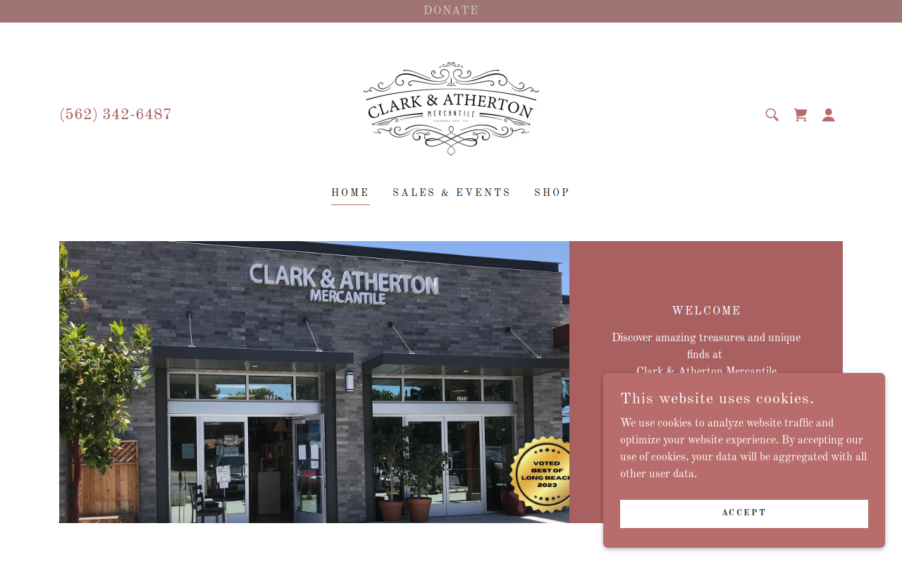 Clark & Atherton Mercantile website preview
