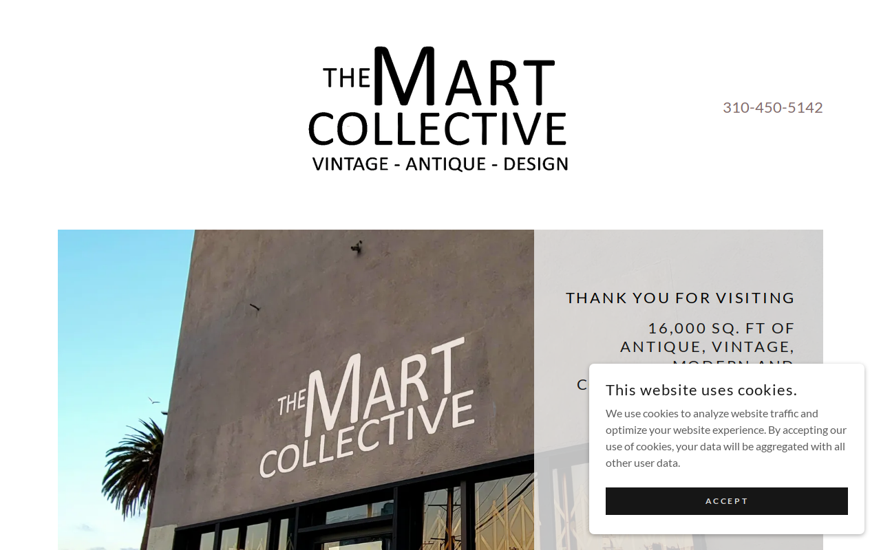 The Mart Collective website preview